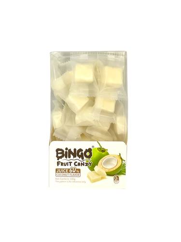 bingo fruit candy coconut flavor 100g