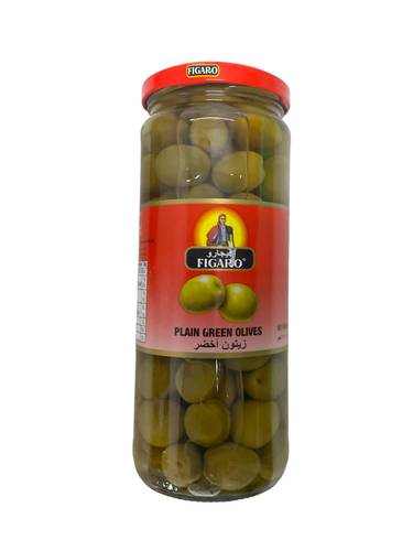 plain green olives figaro 450gm