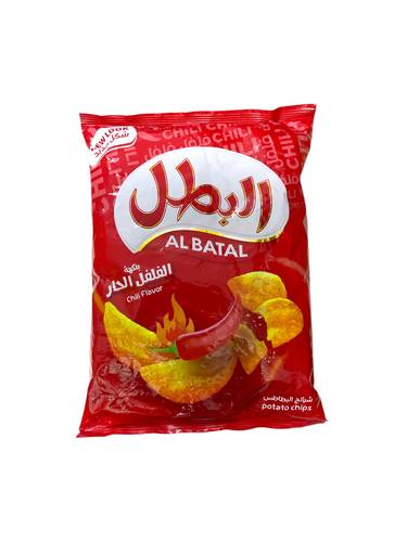 Potato chips chili flavor albatal 110g
