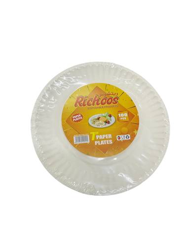 Richos Oriental Peper Plates, 100 pieces