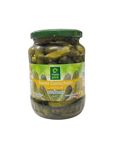 Pick Sweet cornichons with honey freshly viva 680g