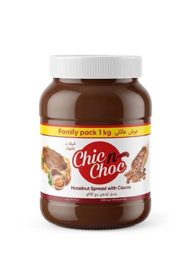 Chic n choc hazelnut spread with cocoa 1kg