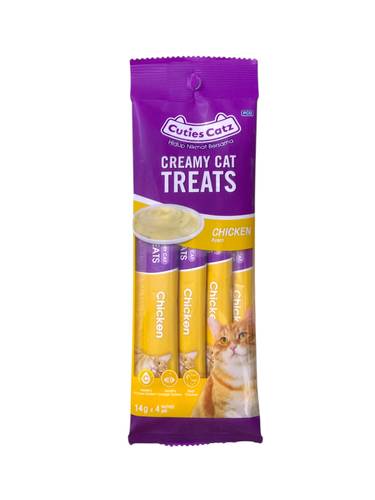 Cat foodCreamy cat treats chicken flavour 14g×4pcs