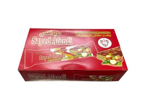 Chocolate coated wafer said afandi 24 PC