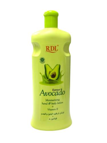RDL avocado moisturizing hand and body lotion 600ml