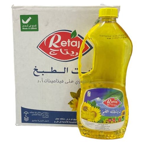 Retaj cooking oil 6*1.5L