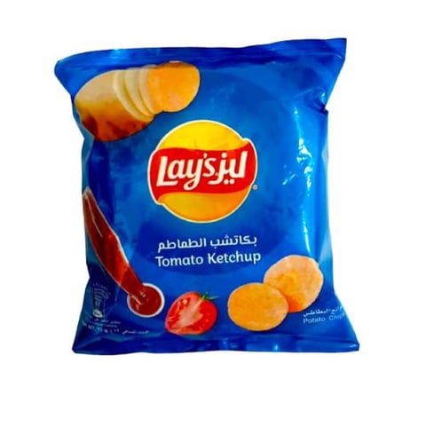 Lays tomato ketchup chips 12g