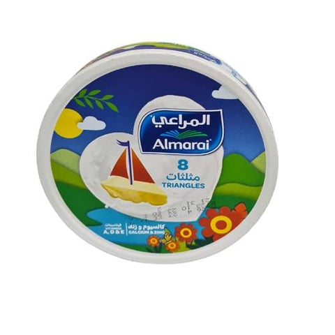 جبن مثلثات المراعي 120جم 8قطع