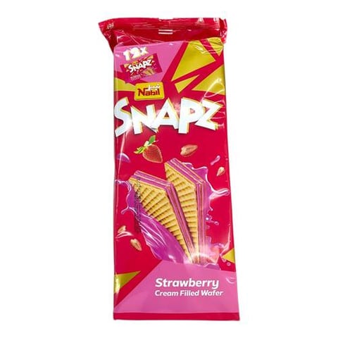 Nabil strawberry cream wafers 16g×12pc