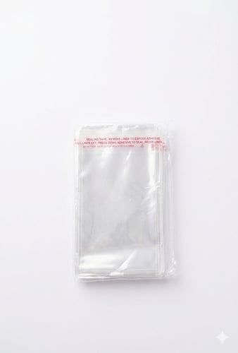 transparent distribution bags 8×12cm 200pc