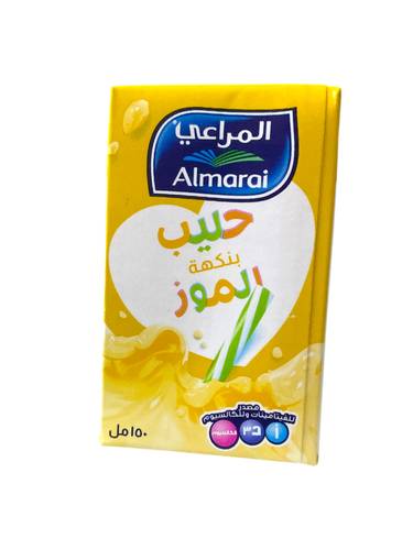 حليب بنكهة الموز المراعي 150 مل