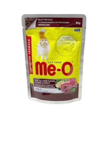 Cat food beef me o viva 80 g