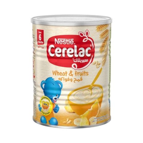 Nestle Cerelac from 6 months Wheat & Fruits 400g