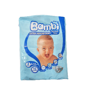 Bambi No3(6-11kg)15pc