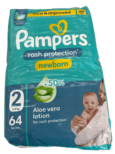 Baby pampers number 4 ( 9-14 ) 44 diapers
