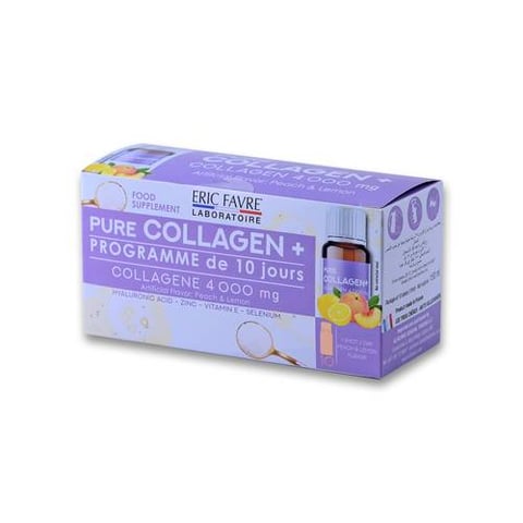 Pure Collagen Plus, Peach flavor, Lemon10 shots