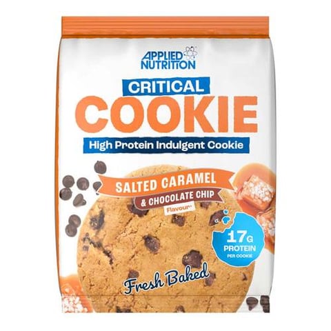 ابلايد نيوترشن كريتيكال كوكيز، الكراميل المملح، 85 جم -AN CRITICAL COOKIE SALTED CARAMEL FRESH BAKED 85 gm