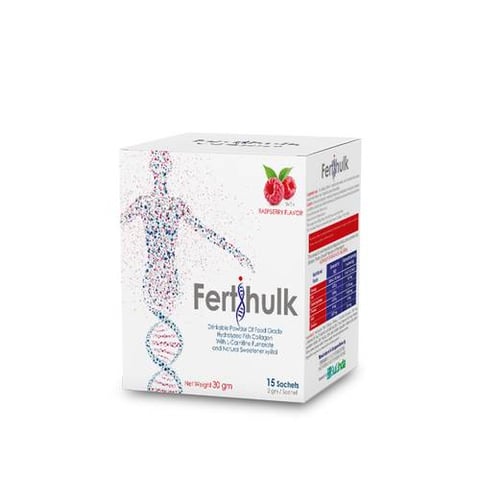 فيرتيهلك - ل-كارنيتين 2 جم - بنكهة التوت 15 مغلف -FertiHulk - L-Carnitine 2g - 15 Sachet Raspberry Flavor
