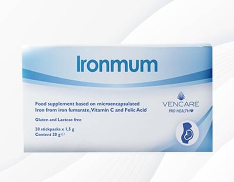 ايرنمم لعلاج انيميا نقص الحديد-IRONMUM 20 STICK PACK