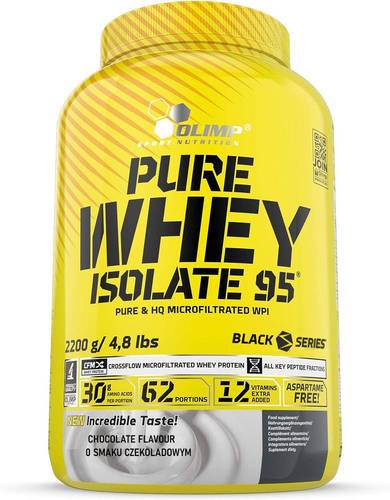 أوليمب بيور واي ايزوليت 95 بنكهة الشيكولاتة 4.8 رطل - Olimp Pure Whey Isolate 95 Chocolate 4.8 Lb
