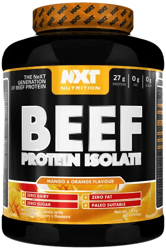 NXT Nutrition Beef Protein Isolate 1.8kg -Mango Orange