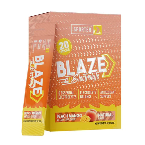 Sporter Blaze Electrolyte Peach Mango 20 Sticks 