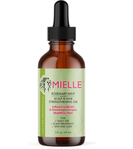 زيت تقوية الشعر وفروة الرأس - النعناع وإكليل الجبل من ميلي 59 مل-Mielle Rosemary Mint Scalp & Hair Stengthening Oil 59Ml