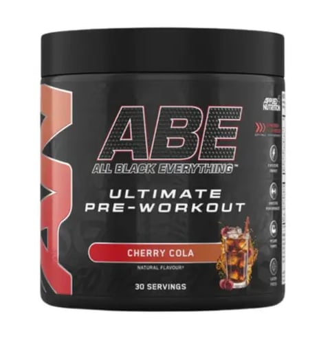 مكمل ABE ألتيميت قبل التمرين - نكهة الكرز كولا - 30 حصة - AN ABE ULTIMATE PRE-WORKOUT CHERRY COLA 30SERV