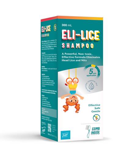 Eli Lice Shampoo with Eucalyptus Oil 1% and Tea Tree Oil 300 ml