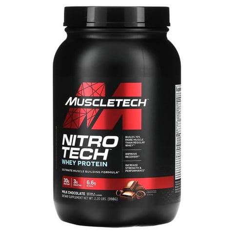 Muscletech Nitro Tech Whey Protein Milk Chocolate 2.2 lbs