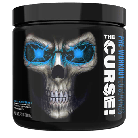 JNX SPORTS The Curse! Pre Workout Powder - Blue Raspberry 50 Servings