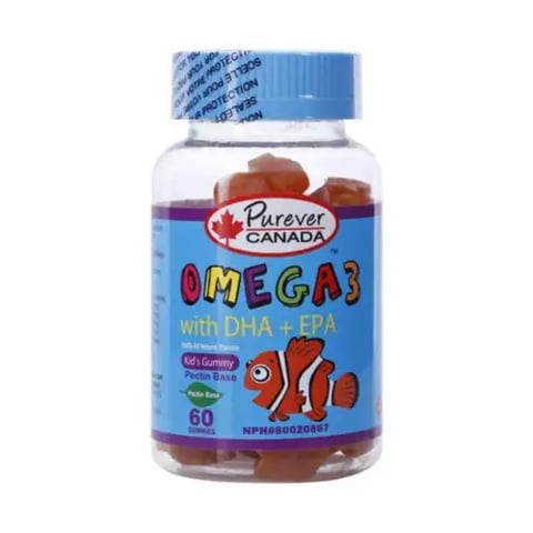 Purever Canada Omega 3 candy for children 60 pieces