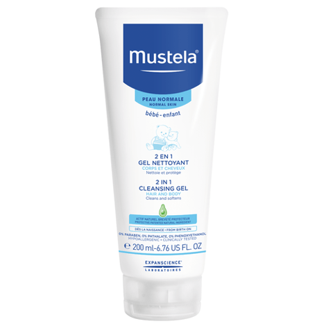 Mustella 2 In 1 Hair And Body Wash 200 G