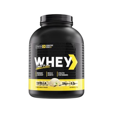 سبورتر سيغنتشر سيريز – وي سمارت بليند – بنكهة الفانيليا – 4 أرطال - Sporter Signature Series - Whey Smart Blend - Vanilla - 4lb