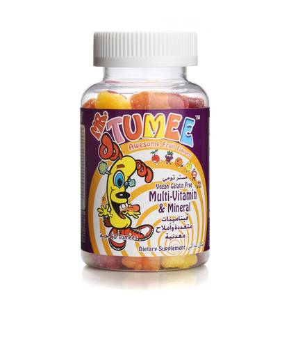 مستر تومي فيتامينات ومعادن متعددة، 60 علكة-Mr. Tumee Multivitamin & Mineral , 60 Gummies