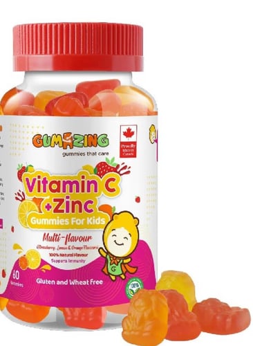 جمايزنج فيتامين سي +زنك -60 علكة للطفال -  Gumazing Vitamin C + Zinc for kids 60 Gummies