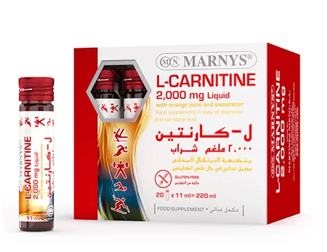ل-كارنيتين 2000 ملجم سائل, 20*11 مل-L-CARNITINE 2000 MG LIQUID , 20*11ML