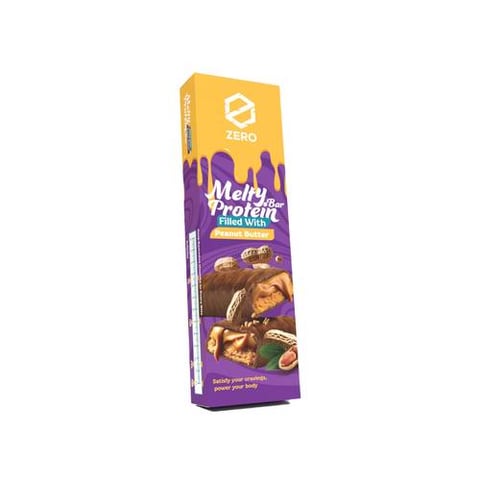 ميلتي بروتين بار زيرو – بحشوة الفول السوداني – ٧٠ جرام  Melty Protein Bar Zero – Peanut Filling – 70g