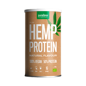بوراسانا بروتين القنب الحيوي الخالي من الغلوتين 400 جم -PURASANA GLUTEN-FREE HEMP PROTEIN BIO 400 g