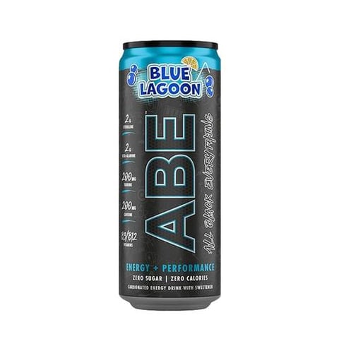 ابلايد نيوتريشن ايه بي أي مشروب الطاقة بنكهة البلو لاجون 330 مل - APPLIED NUTRITION ABE ENERGY DRINK BLUE LAGOON 330 ML
