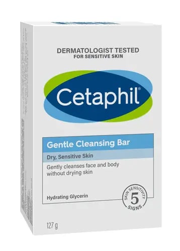 سيتافيل لوح تنظيف لطيف - CETAPHIL GENTLE CLEANSING BAR 12x45 OZ