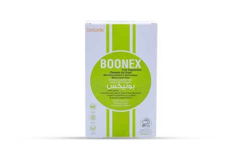 بونيكس كولاجين فيتامين د و فيتامين ك نكهة الليمون 30 قطعة -  - Boonex Collagen 225mg with Vitamin D3 Lemon Flavor 30 pieces