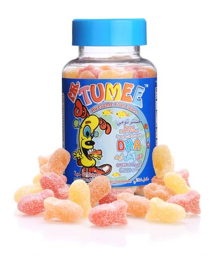 Mr. Tumee DHA Omega-3, Lemon/Orange/Strawberry, 60  Gummes