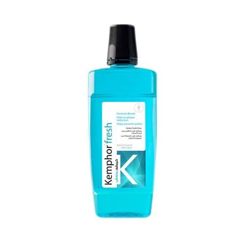 كيمفور فريش غسول للفم صوديوم فلورايد 0.033% 500 مل - kemphor fresh mouthwash sodium fluoride 0.033% 500 ml