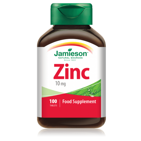 جاميسون زنك 10 مجم 100 قرص-JAMIESON ZINC 10  MG   100 TAB