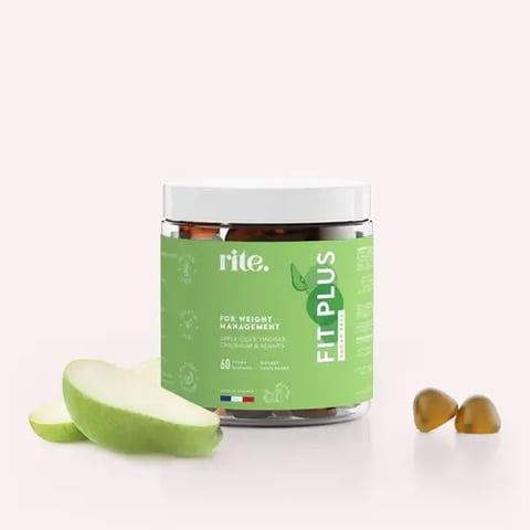 رايت قطع جيلاتينية لإدارة الوزن 60 قطعة - Rite Fit Plus Gummies