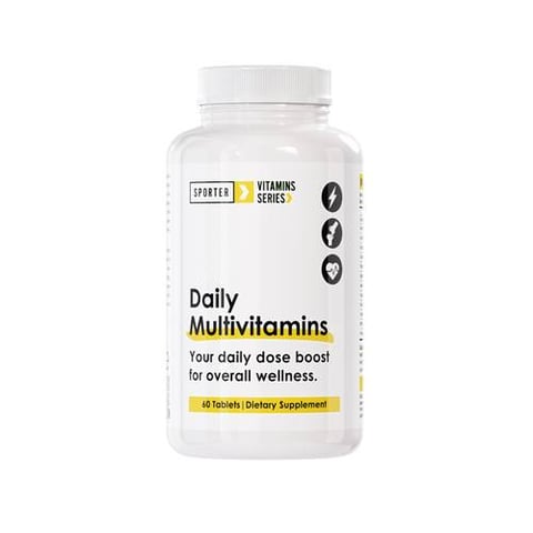 سبورتر - فيتامينات يومية متعددة - بدون نكهة - 60 قرصًا - Sporter - Daily Multivitamins - Unflavored - 60 Tablets  