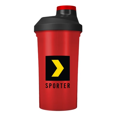 Sporter Sporter Logo Shaker Red 600 ml.