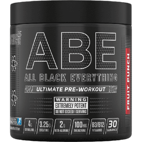 ابلايد نيوتريشن ورك اوت فروت بانش-  Applied Nutrition ABE Ultimate Pre- Workout Fruit Punch 30Serv