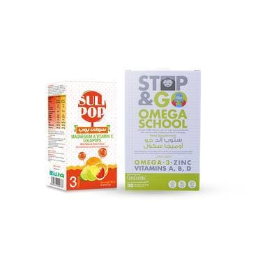 باقة العناية الشاملة لصحة الطفل(ستوب اند جو - سولي بوب) -  (Complete Child Health Package (Stop and go-suli pop